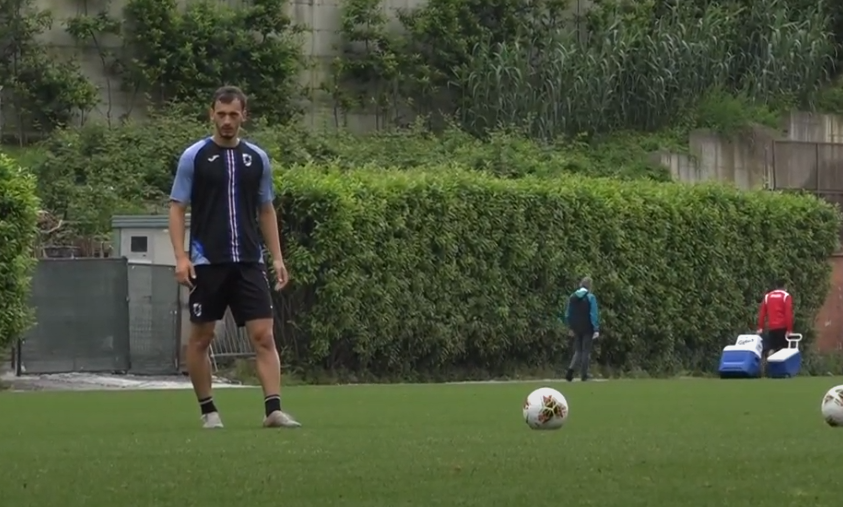 Sampdoria, Manolo Gabbiadini parzialmente in gruppo: si avvicina il rientro