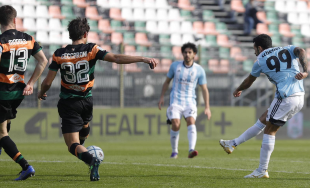 Entella sconfitta 3-2 in rimonta dal Venezia: è la quinta sconfitta consecutiva