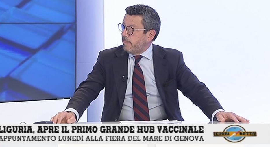 Hub vaccinale alla Fiera di Genova, Brunetto: "Si potrà arrivare a 5 mila dosi al giorno"