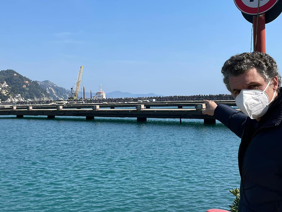 Rapallo, iniziati i lavori per la nuova diga. Bagnasco: "La pratica più difficile della mia vita"