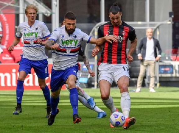 Quagliarella è magico, la difesa un bunker, ma non basta: Milan-Sampdoria 1-1
