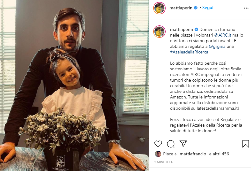 Genoa, Perin social: "Regalate l’azalea della ricerca per la salute di tutte le donne"