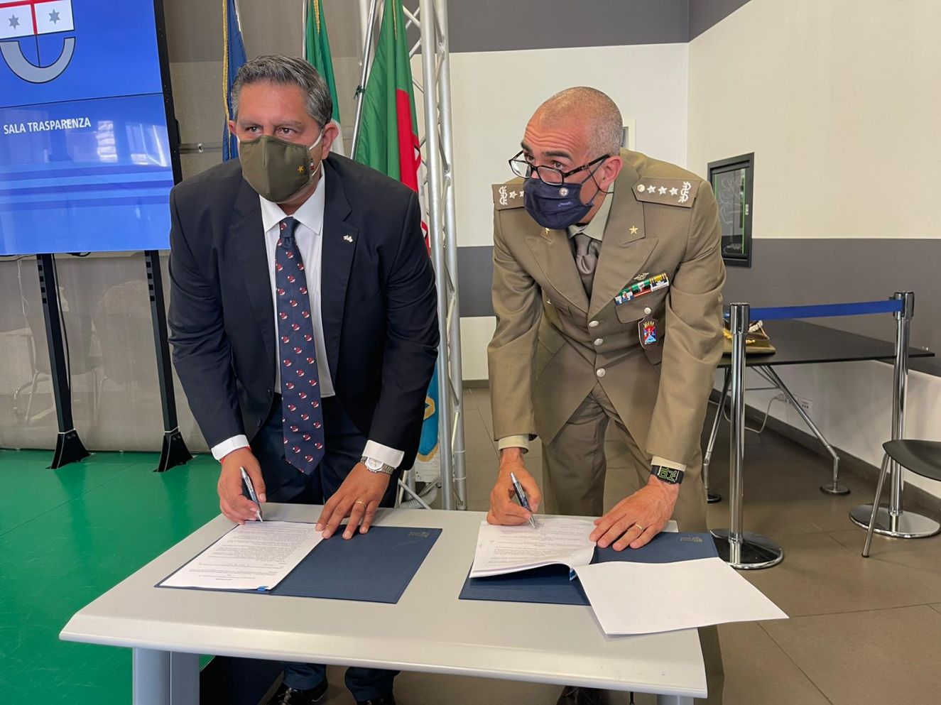 Regione Liguria e Ministero della Difesa, accordo per agevolare donazione di sangue
