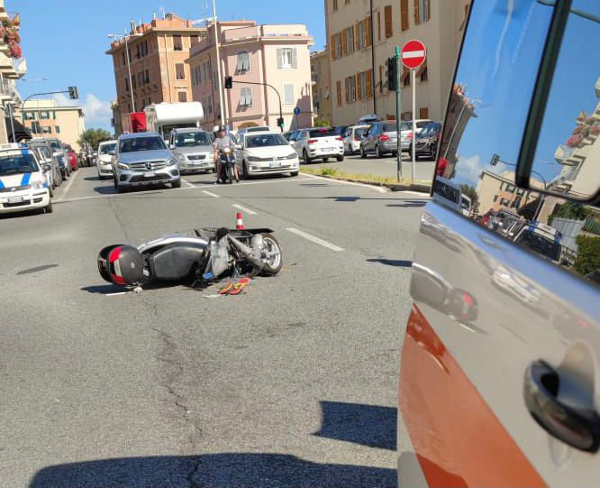 Quinto, incidente in corso Europa. Coinvolto un motociclista