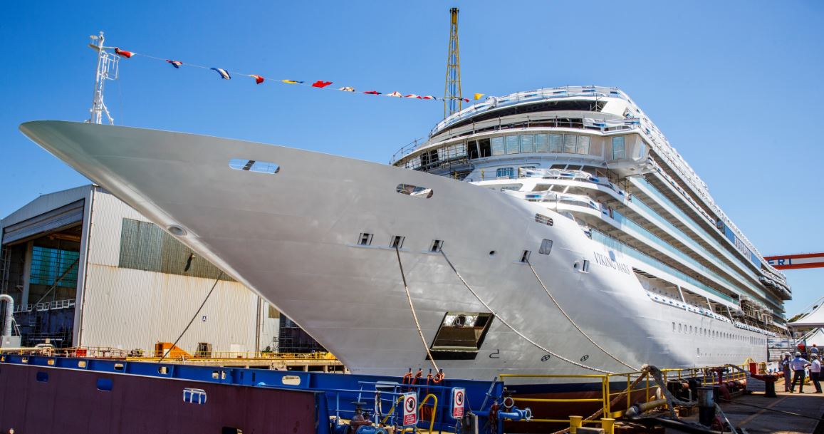 Ancona, varata la 'Viking Mars' costruita da Fincantieri
