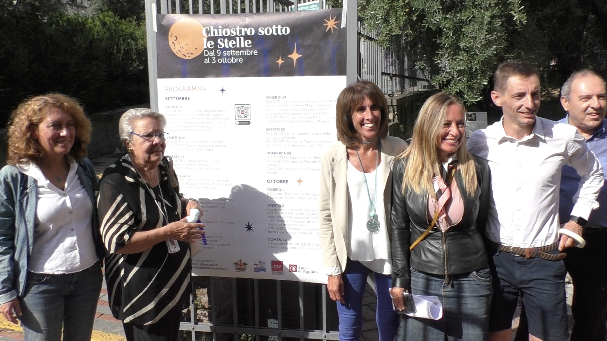 "Chiostro sotto le stelle", partono gli spettacoli dalla Casa di Colombo