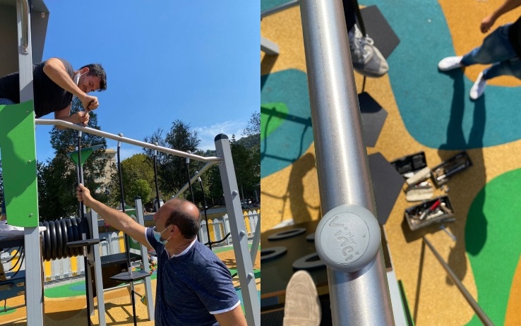 Genova, manomesso un gioco nella Radura della Libertà: "Atto incivile"