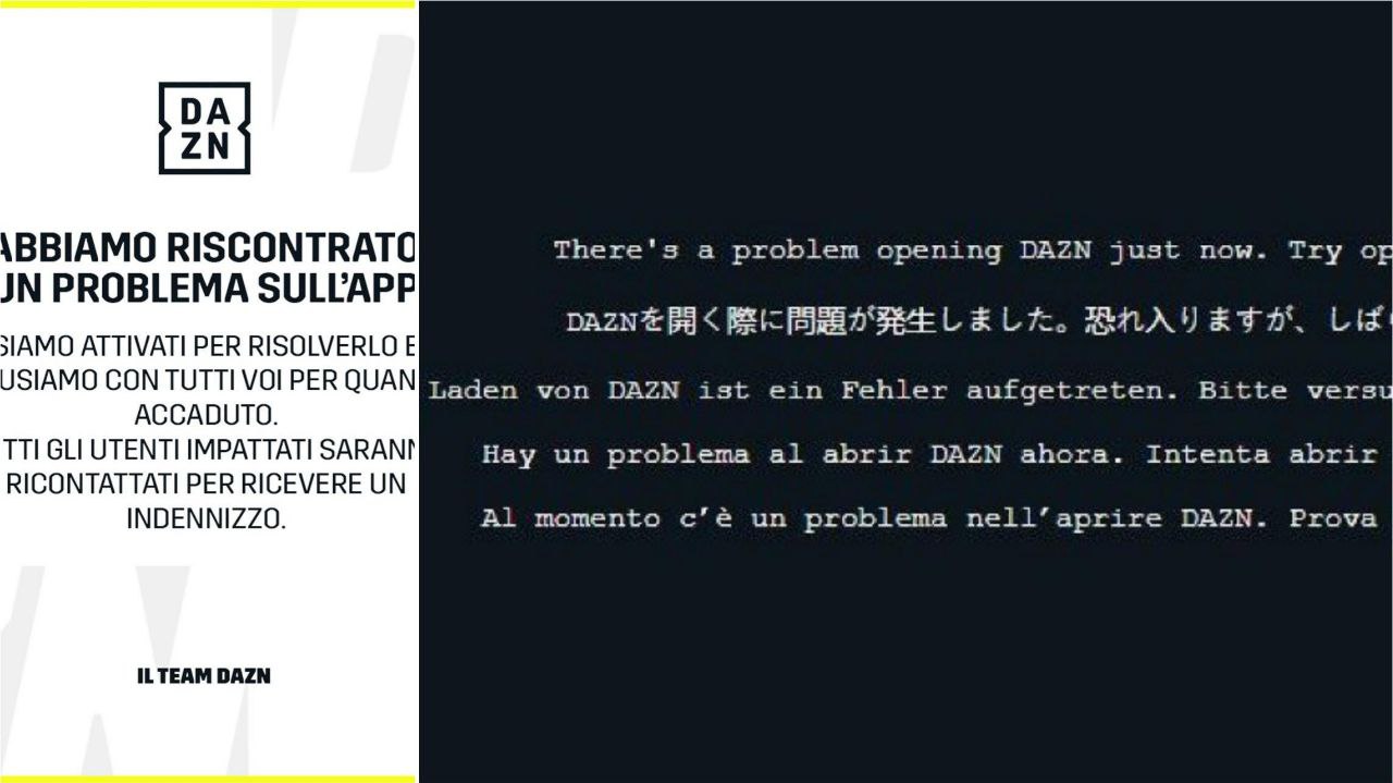 Dazn down per Sampdoria-Napoli, il Codacons: “Class action per la revoca dei diritti tv”