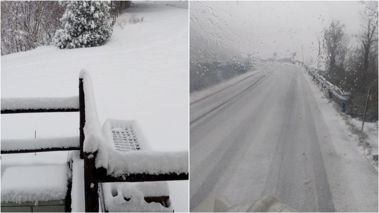 Neve in Liguria, disagi sulla A6 e nelle strade dell'entroterra