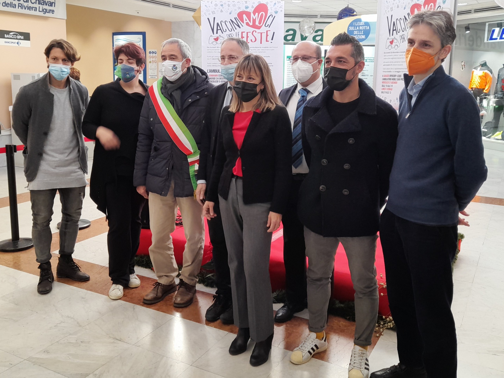 Tigullio, Asl 4 porta il vaccino nei punti vendita Coop con l'aiuto della Virtus Entella