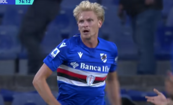 Sampdoria, a Roma senza Thorsby: ha la gastroenterite al suo posto gioca Askildsen