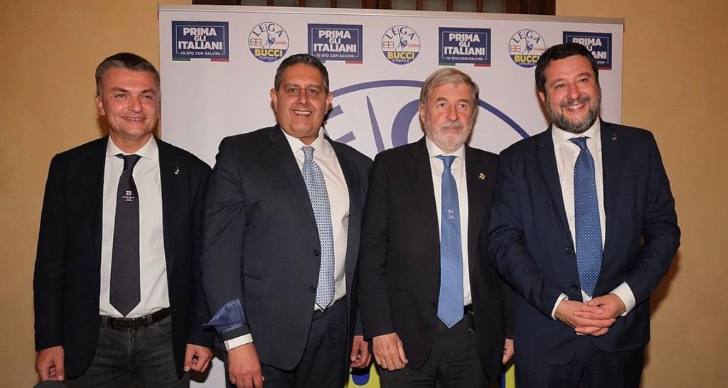 Genova, alla cena di Salvini per Bucci arriva anche Toti. Centrodestra compatto