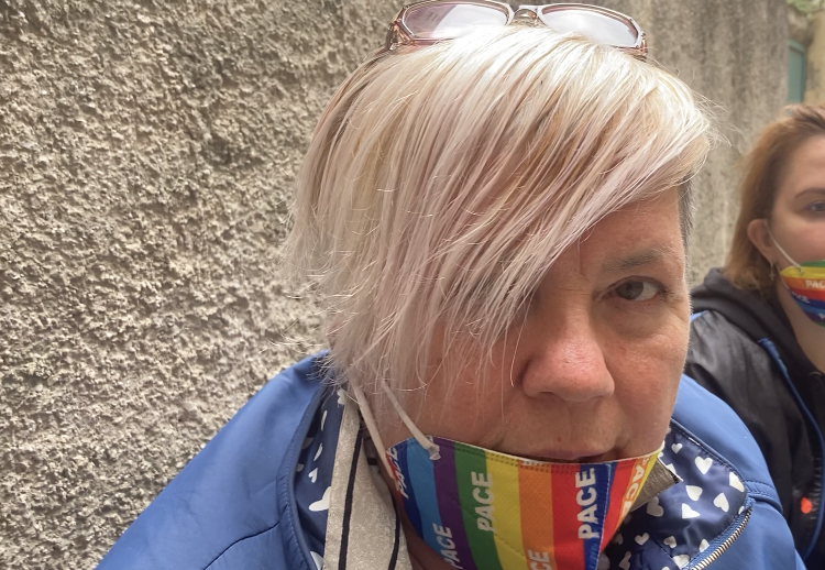 Genova, la preghiera di una donna ucraina a Papa Francesco 