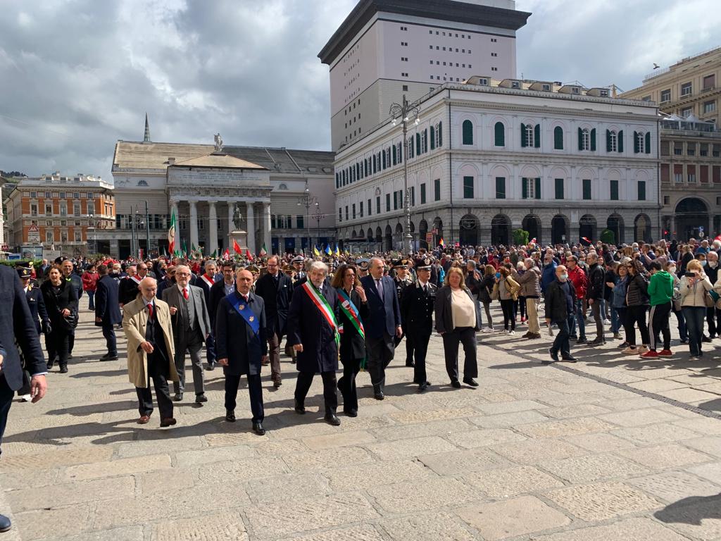 Genova, le celebrazioni del 25 aprile