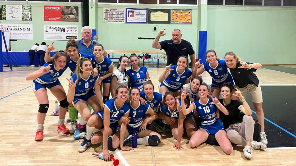 Pallavolo, AgV Campomorone da impazzire. 21 vittorie in 21 gare e promozione in serie C