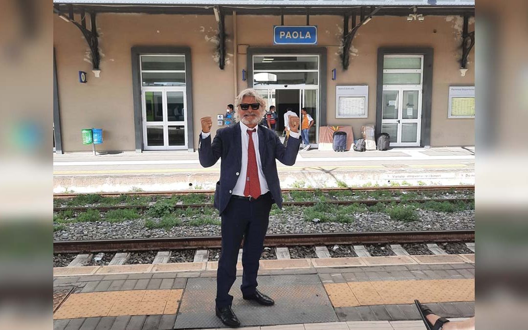 Sampdoria, Massimo Ferrero torna a Paola: "La Calabria è la terra più bella del mondo"