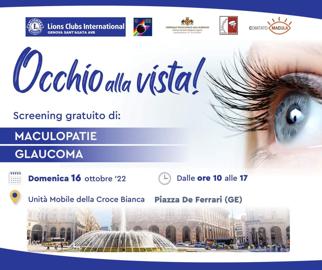 Occhio alla vista, lo screening gratuito