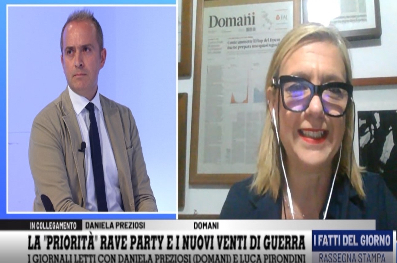 La rassegna stampa con Luca Pirondini e Daniela Preziosi (Domani)