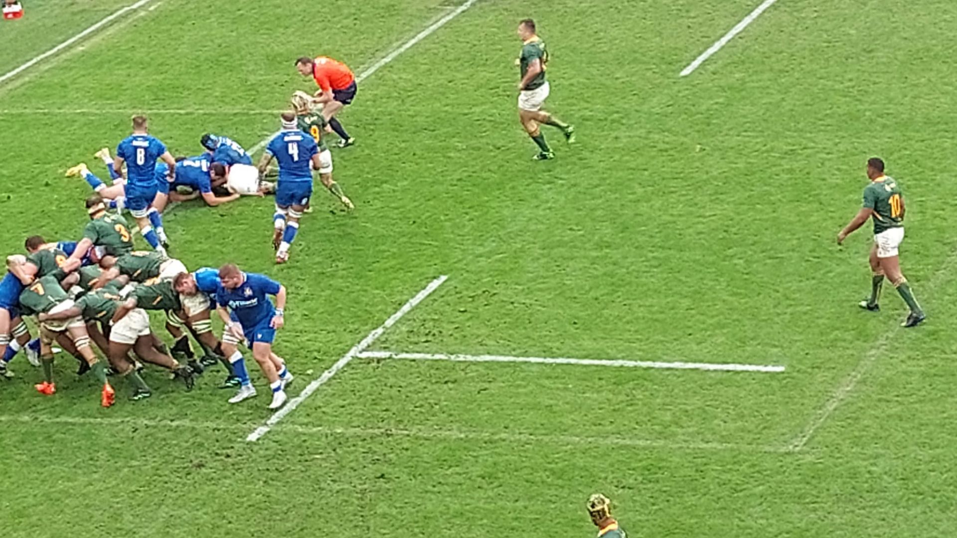 Rugby, a Genova troppo Sudafrica per l'Italia: gli Springbooks vincono 63-21