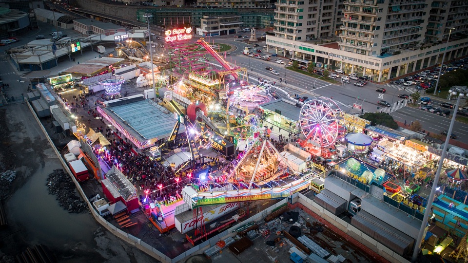 Genova, dal 3 dicembre torna il luna park in piazzale Kennedy 