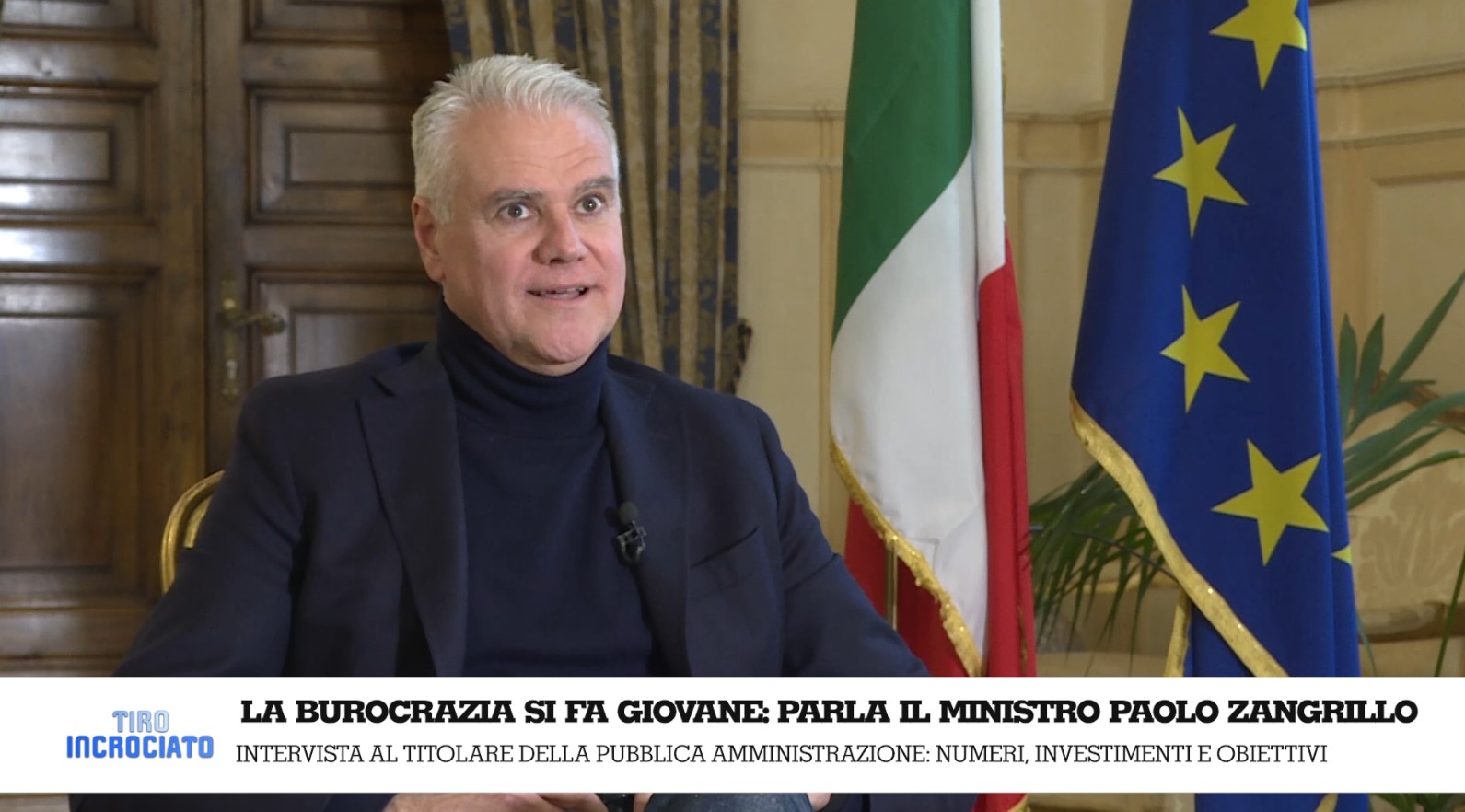 Pubblica amministrazione più giovane, province 'svuotate' e riforma dell'abuso d'ufficio: a Telenord parla il ministro Paolo Zangrillo