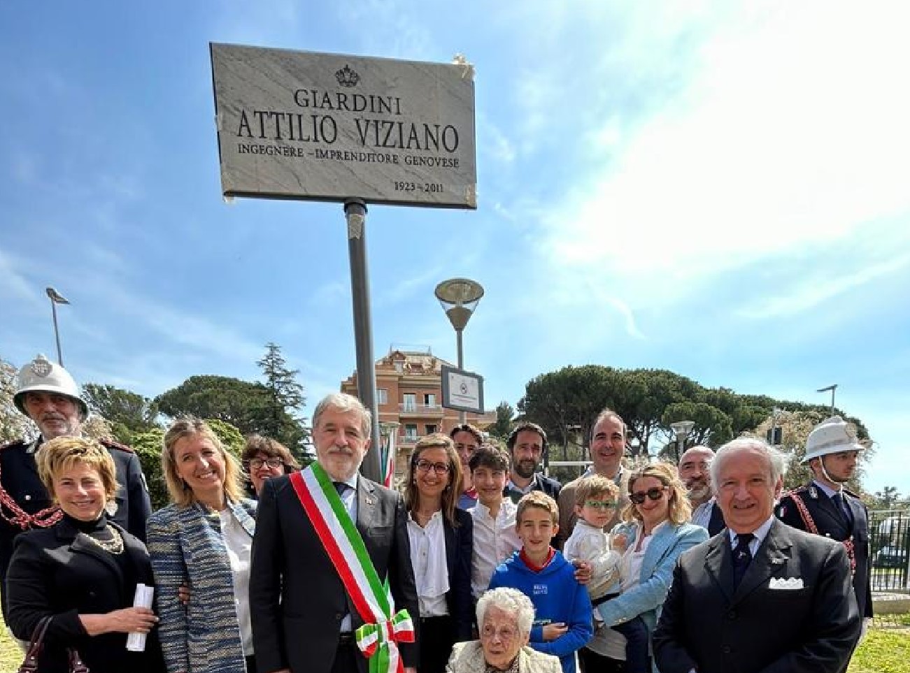 Genova, ecco i giardini "Attilio Viziano": sono in via Nazario Sauro ad Albaro