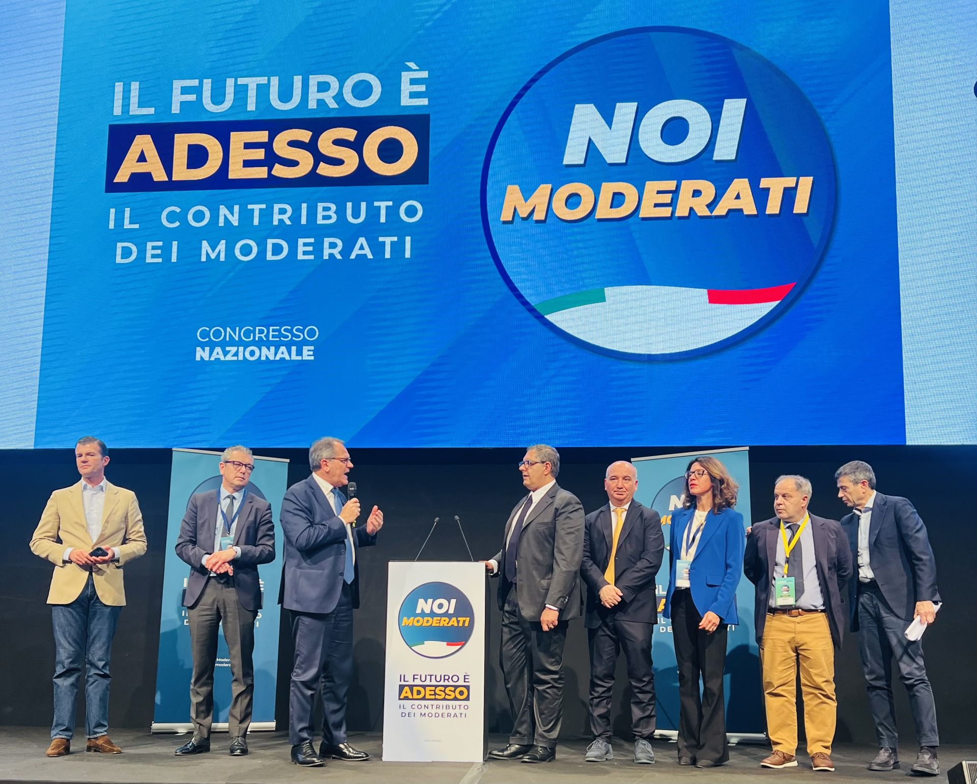 Liguria, il presidente Toti al congresso di 'Noi Moderati' a Roma: "In questo percorso c'è bisogno di serietà, impegno e concretezza"