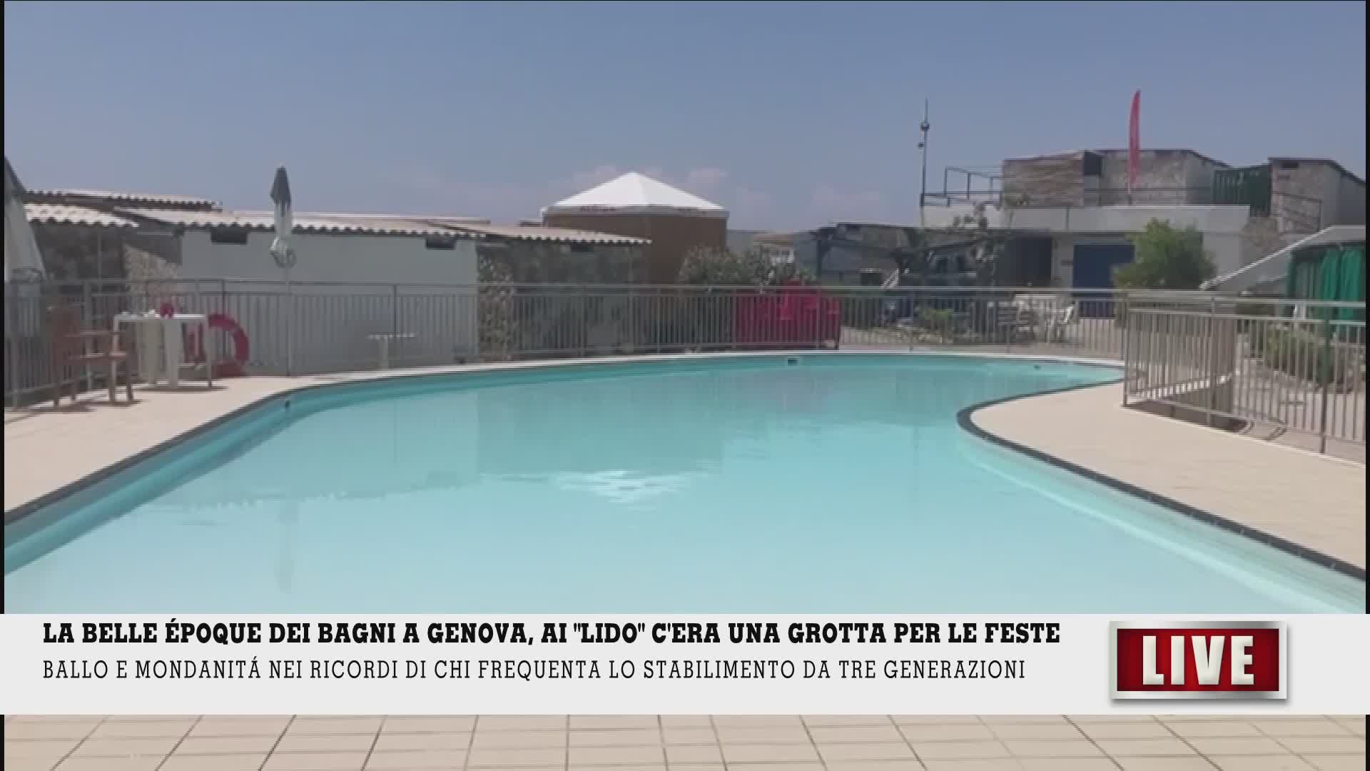 La Belle Époque dei bagni a Genova, ai "Lido" c'era una grotta per le feste