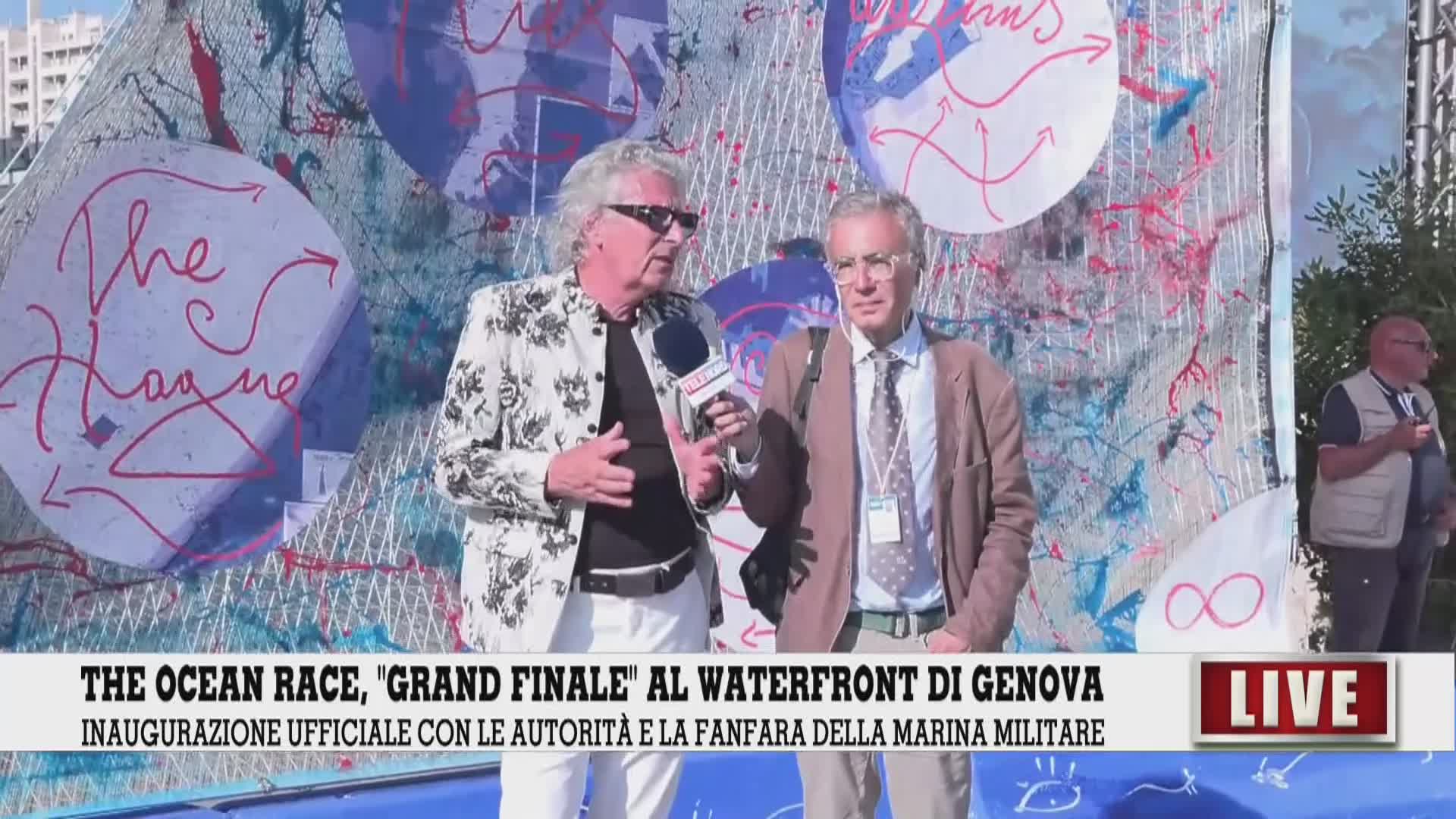Ocean Race, la scultura dell'artista Rotelli richiama al rispetto per il mare: "E' come un grande cielo sopra il quale viviamo"