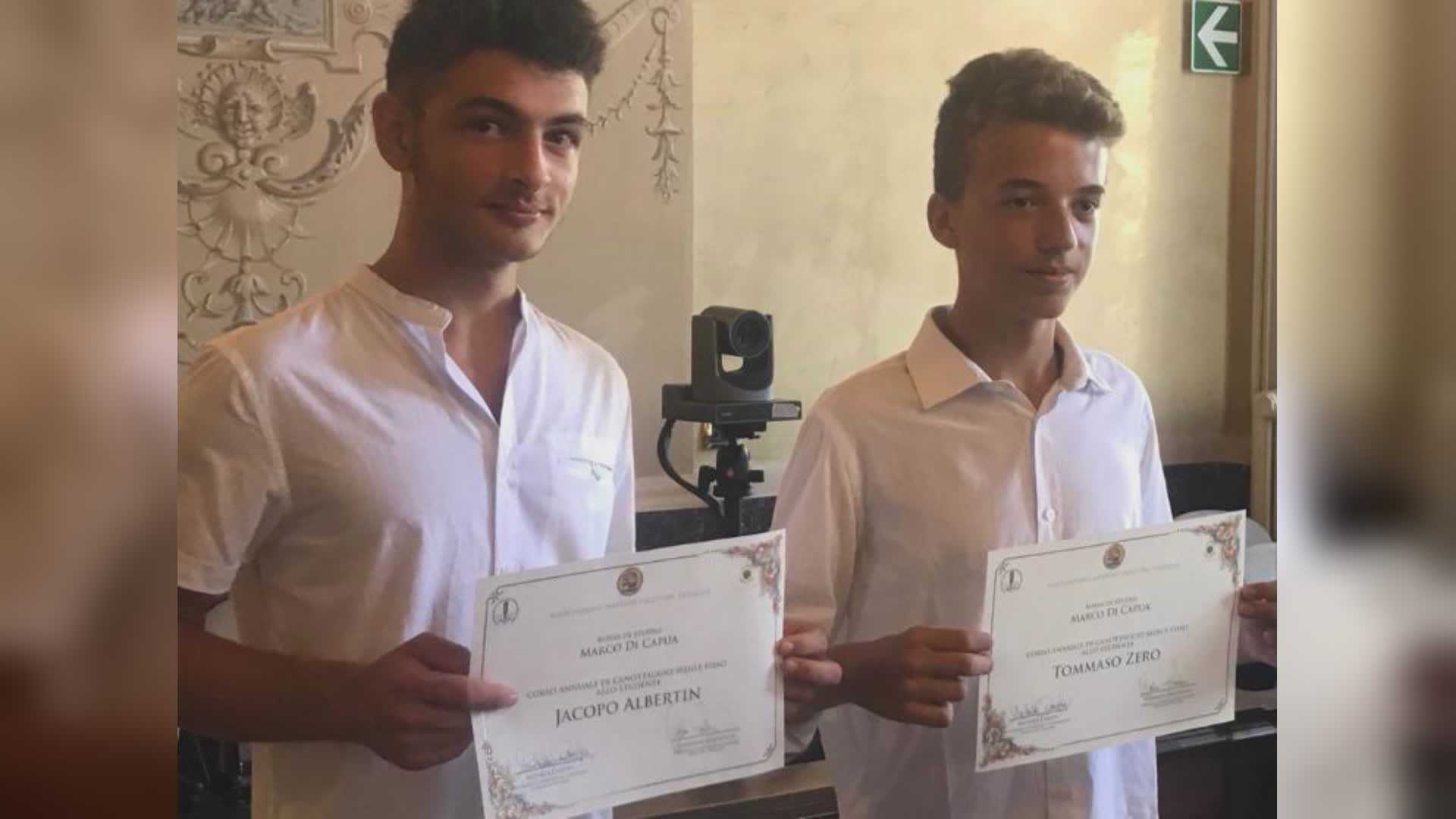 Chiavari: in memoria dell'ex sindaco Di Capua assegnate borse di studio a due studenti del liceo scientifico Marconi