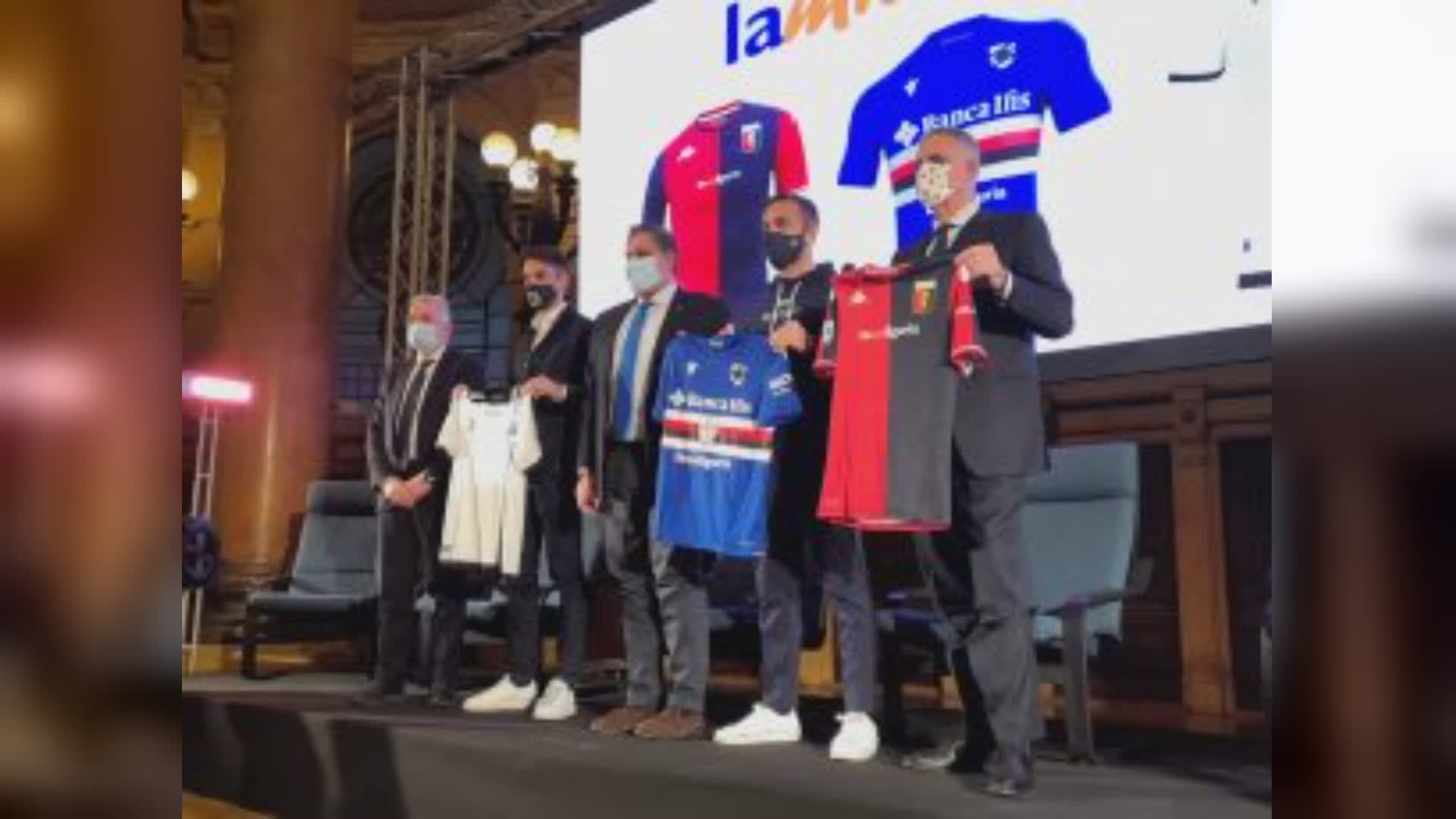 Genoa, Sampdoria, Spezia, Virtus Entella e Sestri Levante avranno "La mia Liguria" sulla maglia