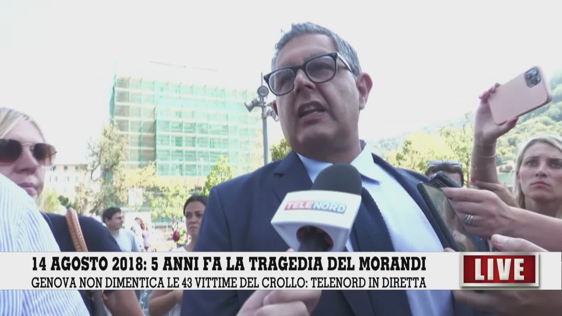 Ponte Morandi, Toti: "Il management di Autostrade è profondamente cambiato"