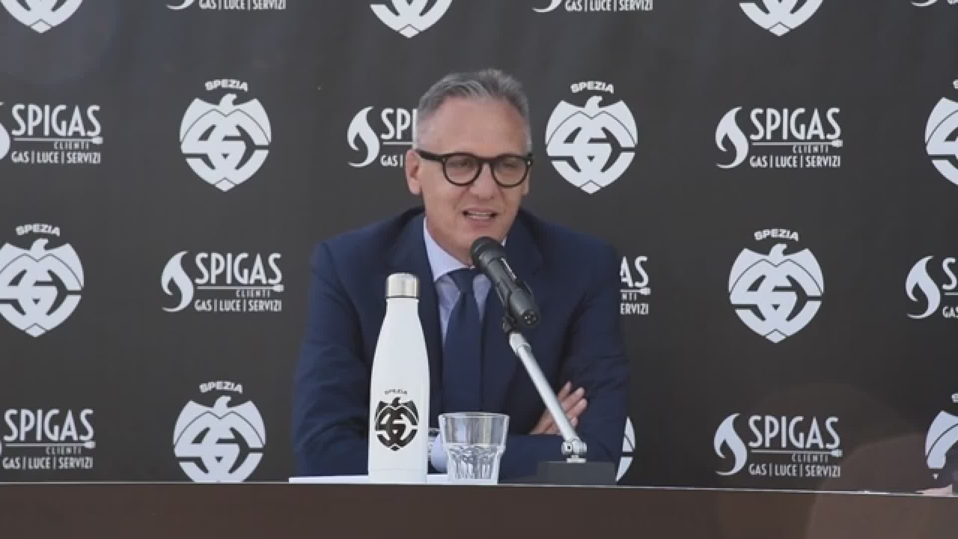 Spezia, l'appello del nuovo ad Gazzoli alla tifoseria: "Ricompattiamoci"
