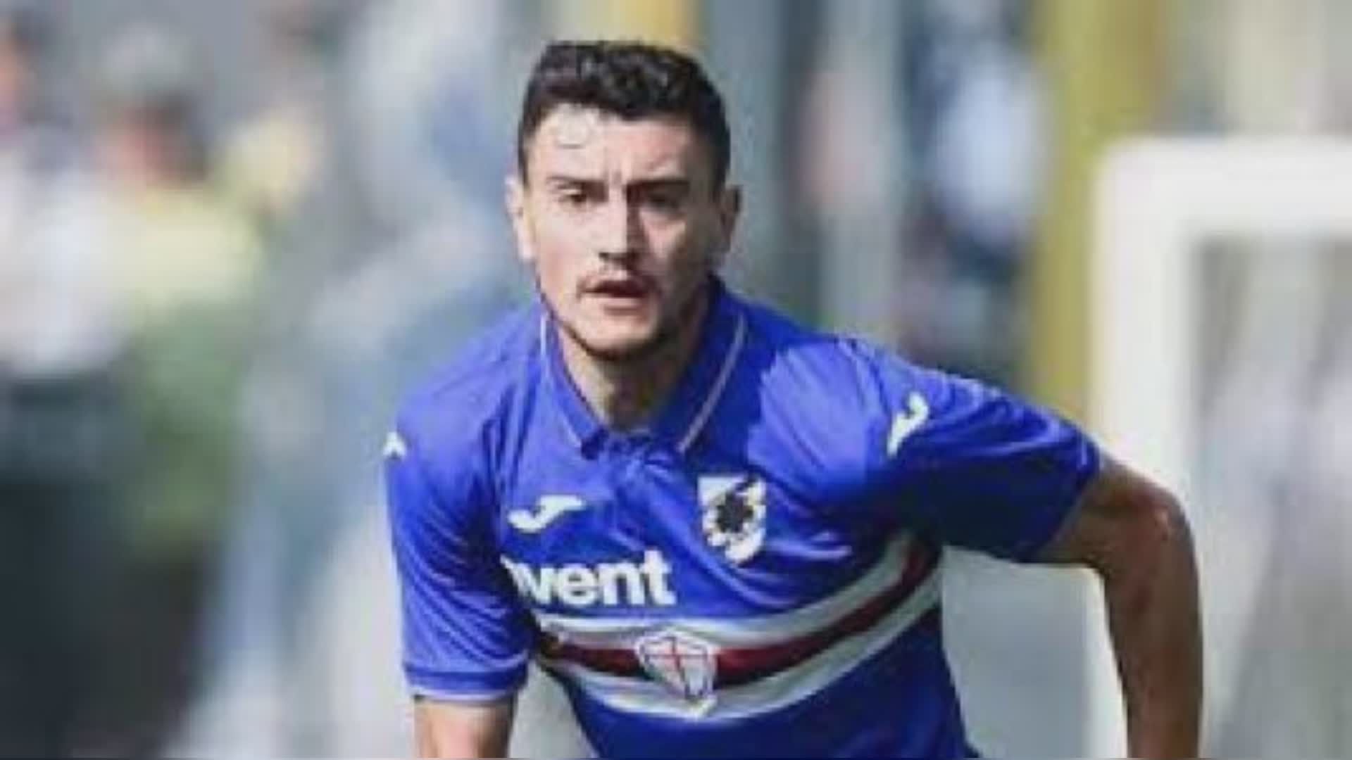 Sampdoria: il ginocchio di Ferrari tiene in ansia Pirlo, per il difensore si teme un lungo stop