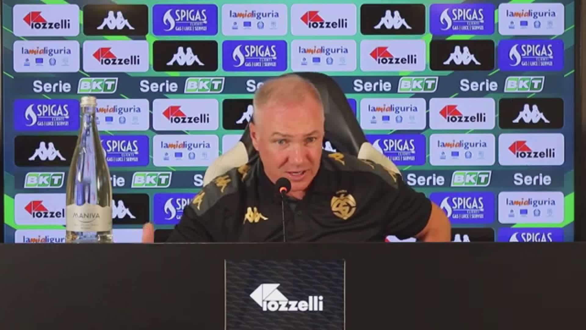 Spezia, Alvini: "Venezia squadra collaudata, ma a me interessa ritrovare la nostra identità"