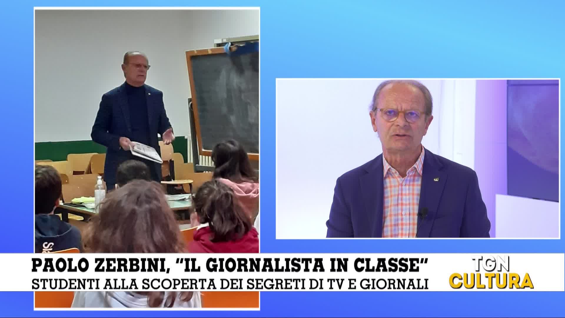 TGN Cultura - Paolo Zerbini, il giornalista in classe