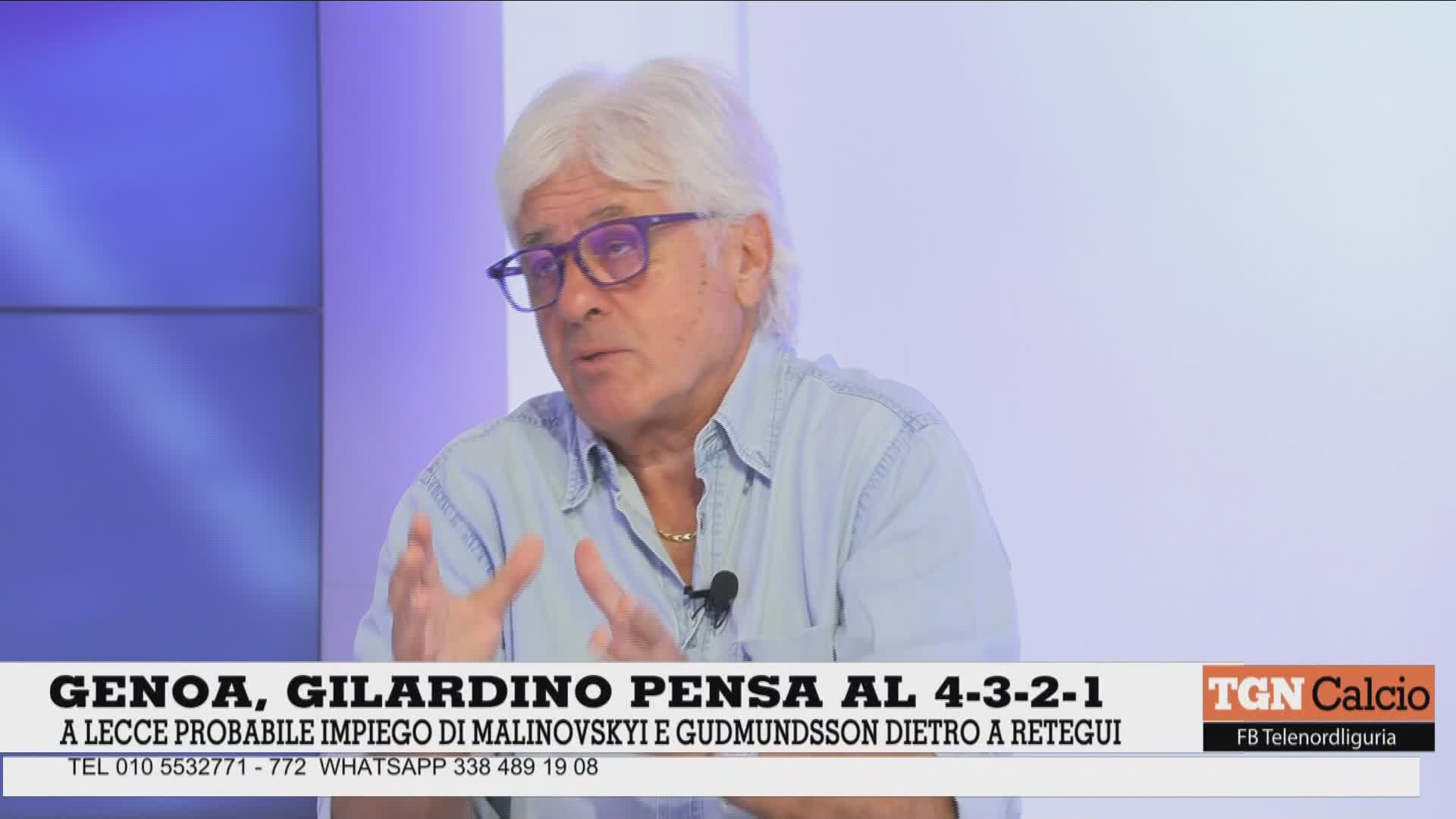 Genoa, Onofri: "Il Lecce gioca come il Napoli, dai rossoblù serve lo stesso atteggiamento"