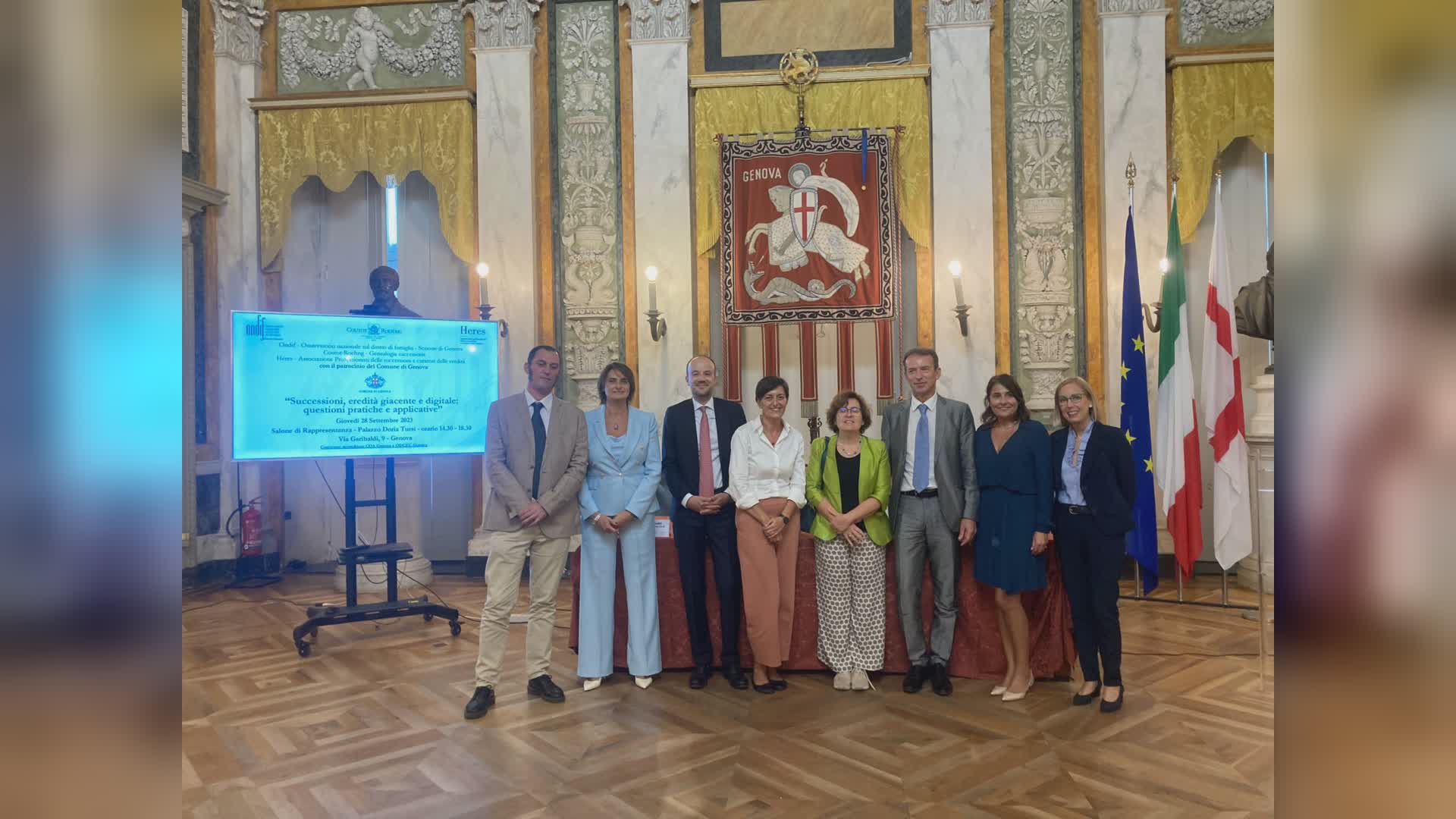 Successioni, a palazzo Tursi convegno su eredità giacenti