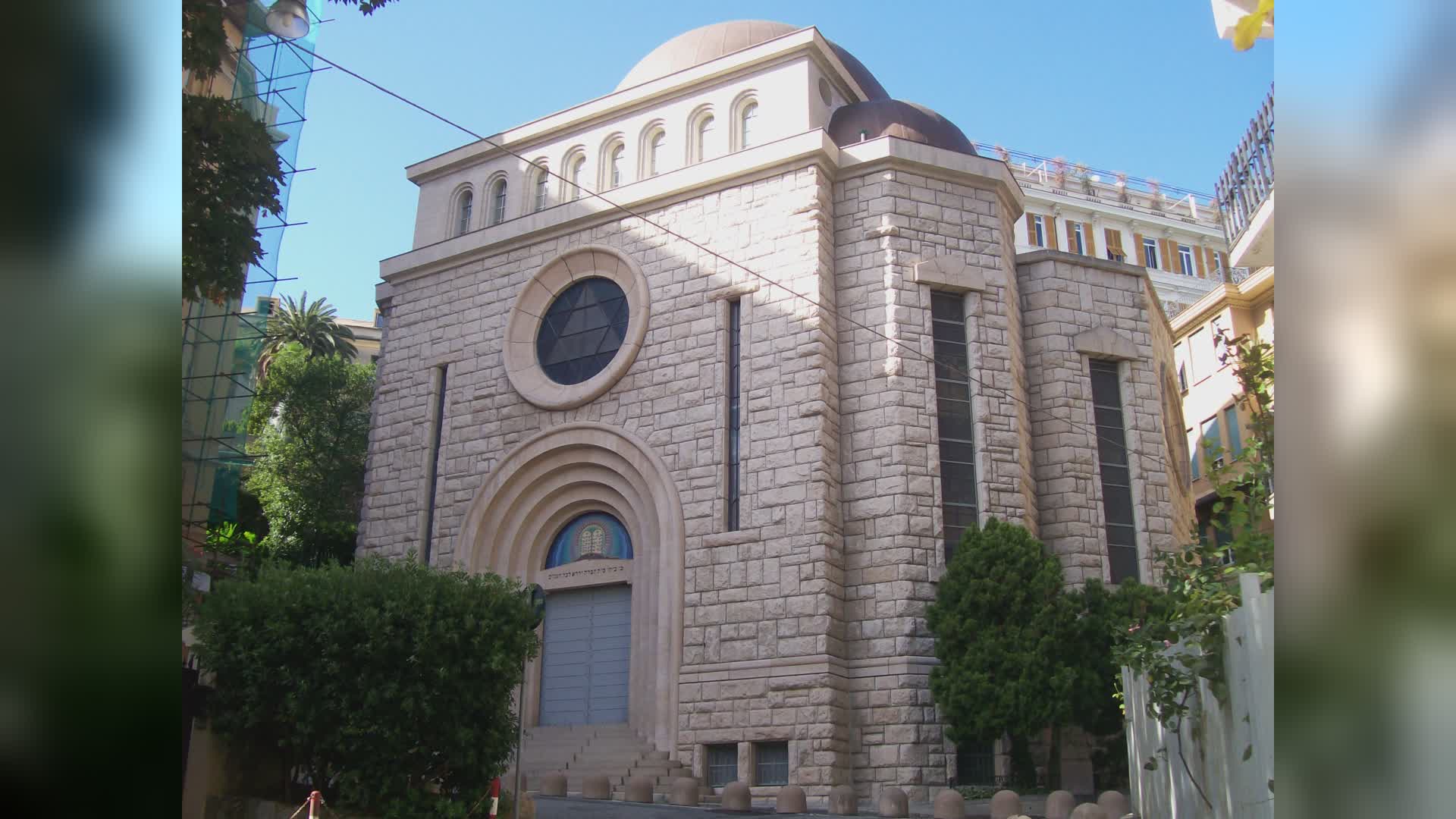 Genova, innalzata la vigilanza davanti alla sinagoga in via Bertora