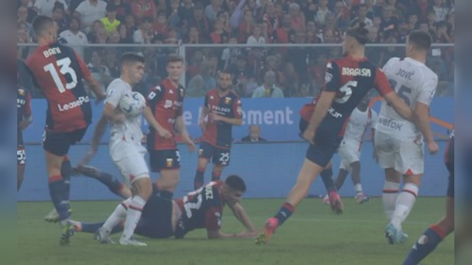 Genoa-Milan, Pulisic ammette: "Forse ho toccato la palla con una parte del braccio"