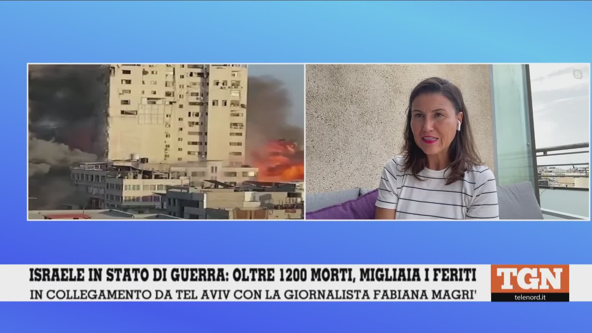 Guerra in Israele, la giornalista genovese Fabiana Magrì a Telenord: "Qui una ventina di liguri, ma stanno bene"