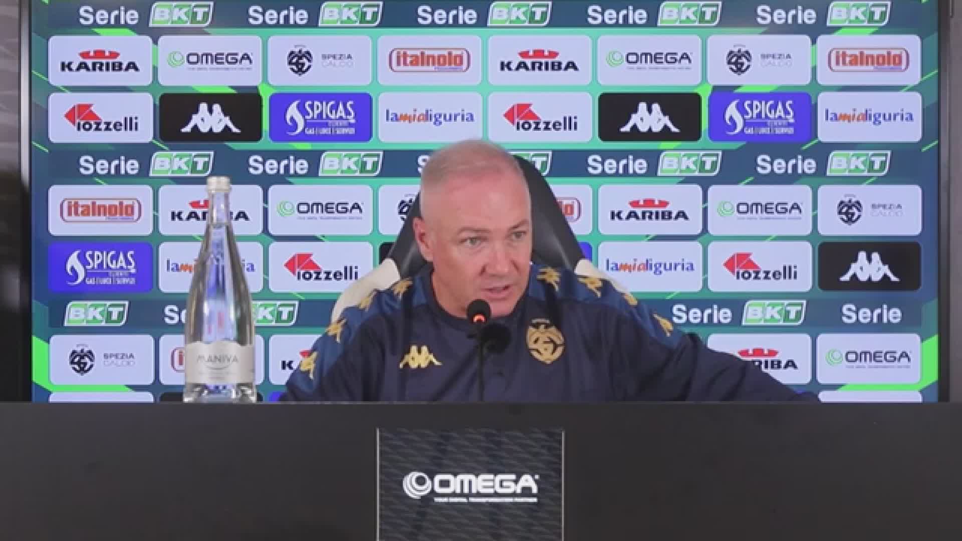 Spezia, Alvini: "Felici di tornare al Picco, Cosenza squadra che ha investito molto sul mercato"