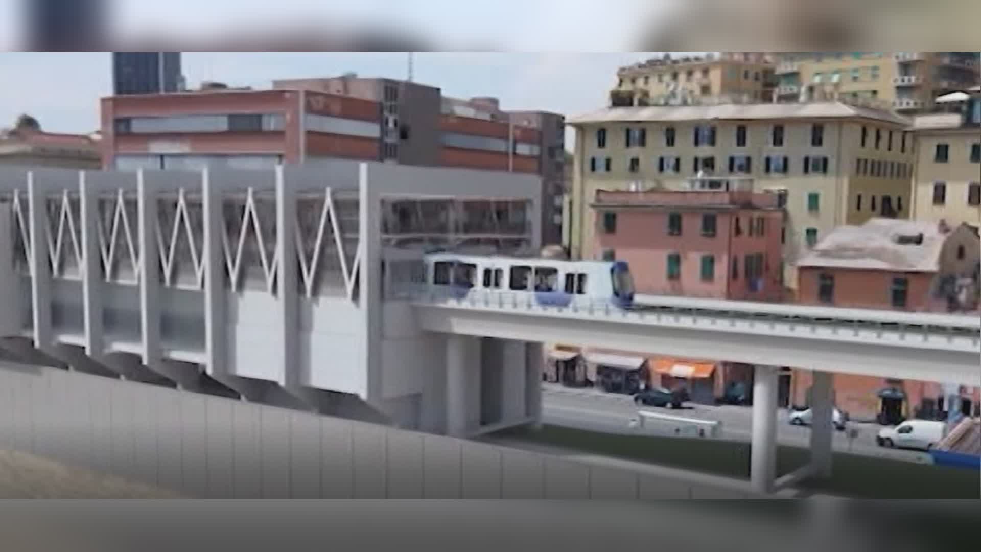 Genova, Skymetro, Bucci: "Chiesta modifica tracciato a doppia "s" presso ponte Sant'Agata"