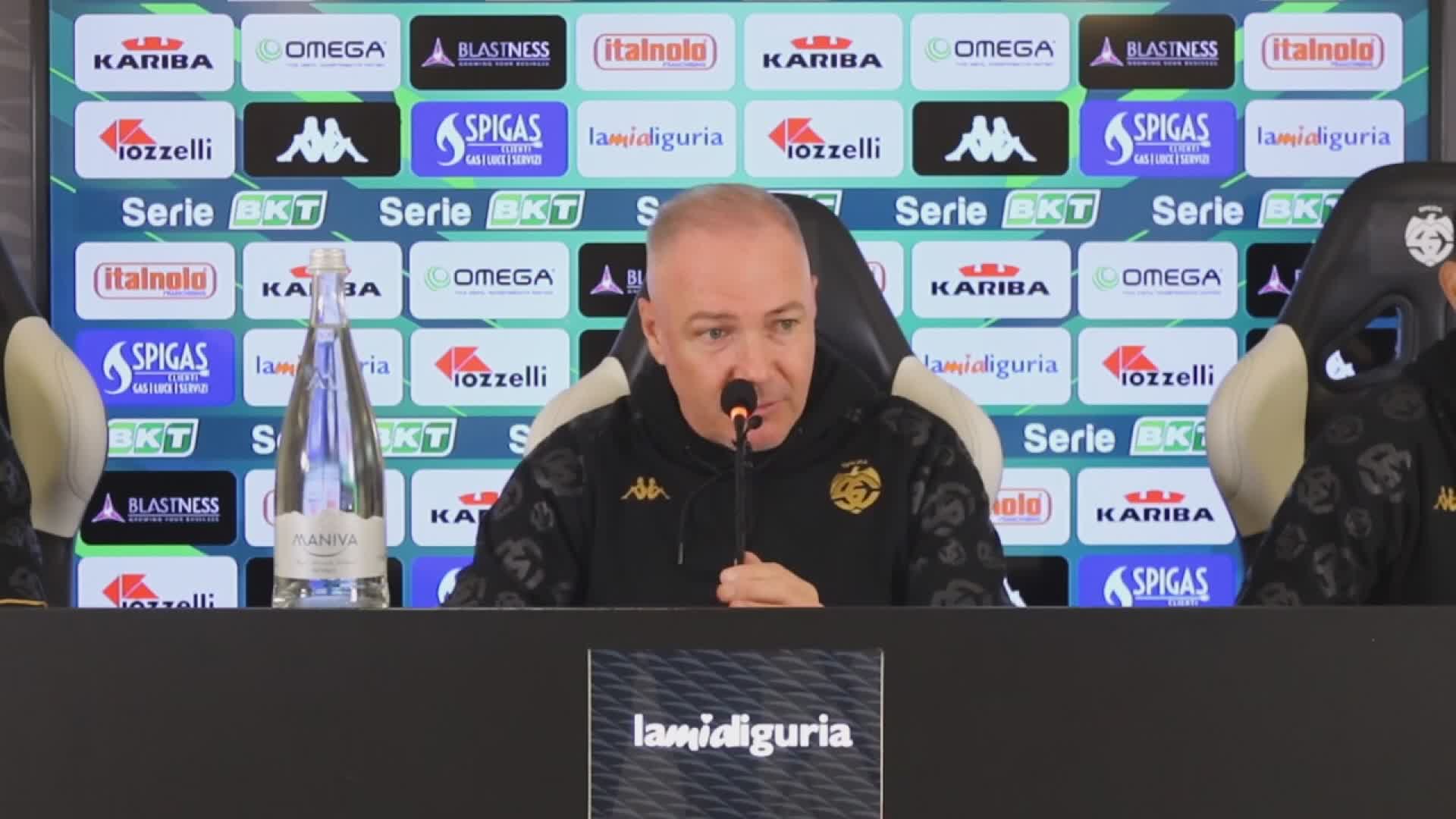 Spezia, Alvini: "Ho la fiducia della società, i tifosi continuino a sostenerci come sempre"