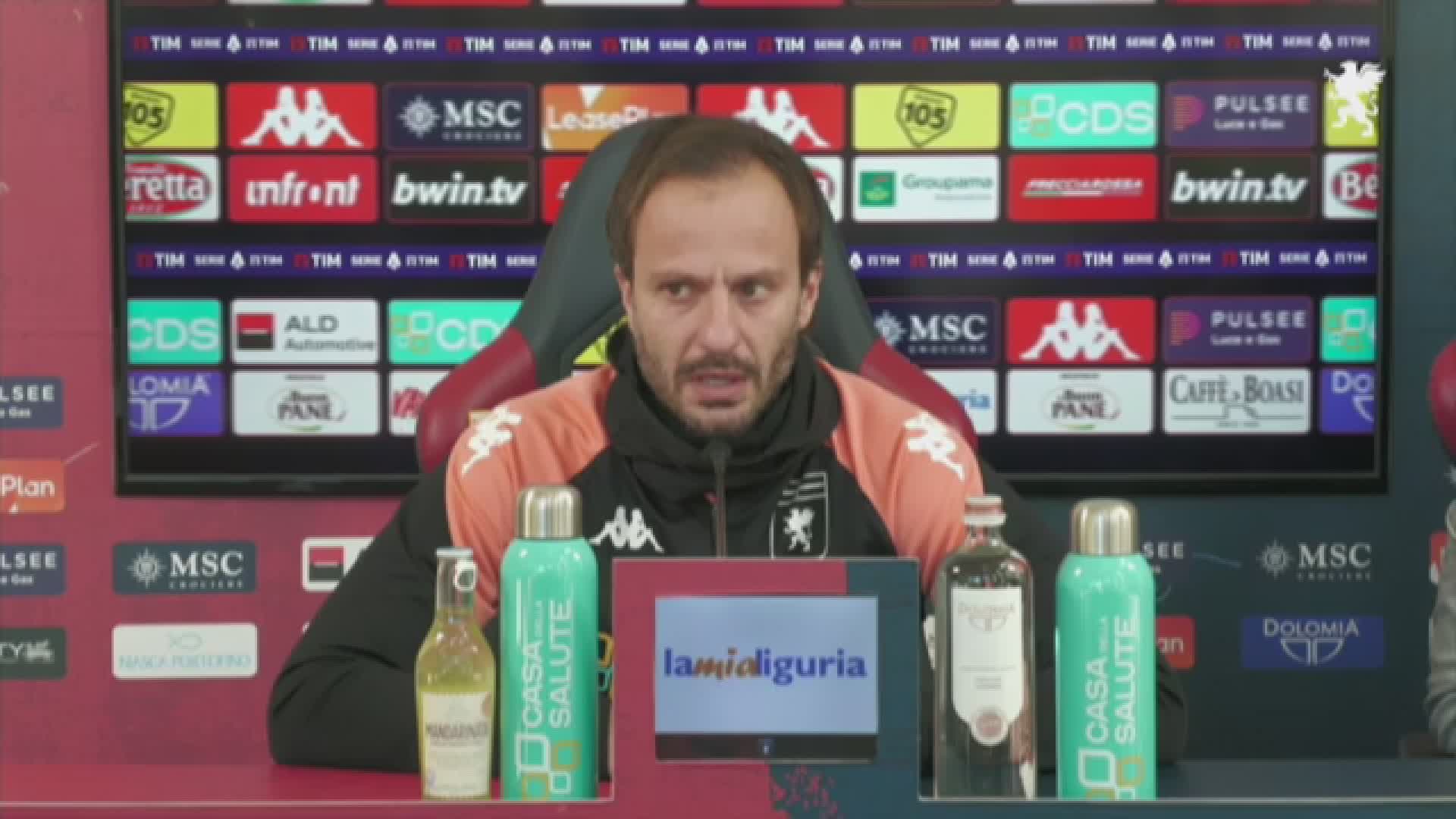Genoa, Gilardino: "Retegui tornerà quello di prima. Mercato? Con la società parlo e chiedo"