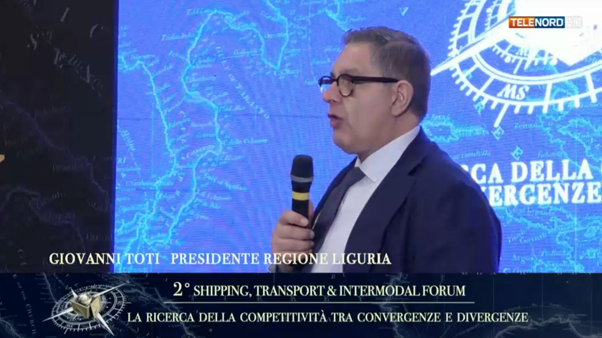 Rapallo, Shipping Transport & Intermodal Forum, Toti: "Autonomia, Liguria punterà su portualità e logistica, cambiando competitività del Paese"