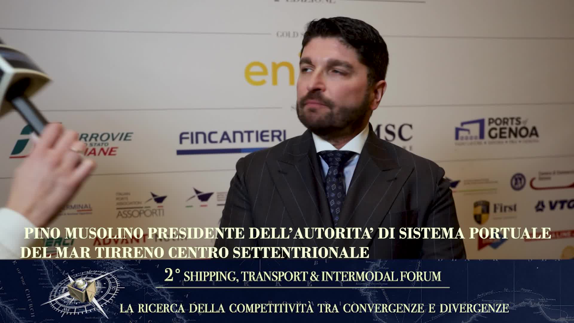 Rapallo, Shipping Transport & Intermodal Forum. L'intervista a Pino Musolino - MedPorts