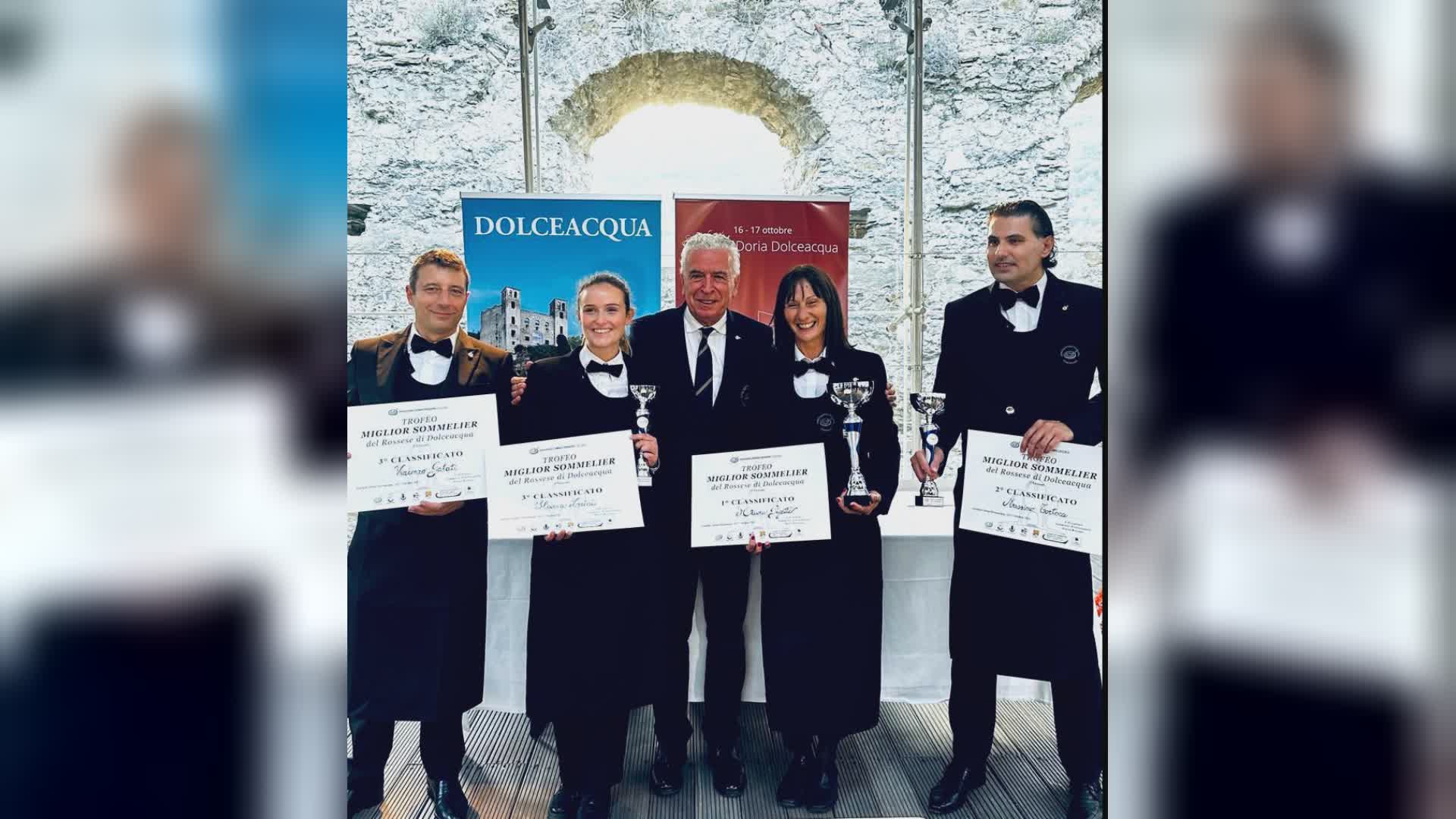 Imperia, il 26 febbraio la 2a edizione del trofeo "Miglior sommelier del Rossese di Dolceacqua"