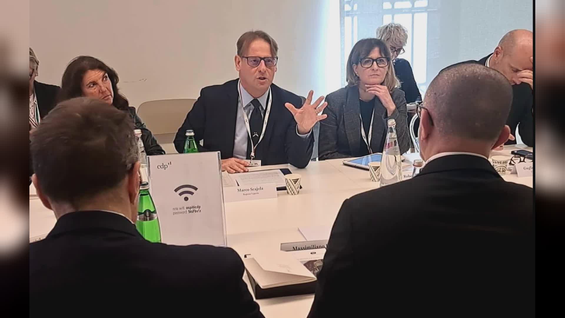 Convegno Cassa depositi e prestiti sulla rigenerazione a Roma, Scajola in rappresentanza: "Servono leggi nazionali e certezze sulle risorse"