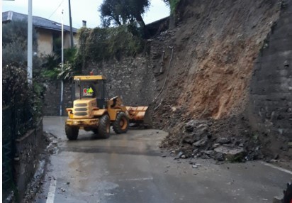 Pieve Ligure, il sindaco Negro a Telenord: "A breve riapriremo la strada"
